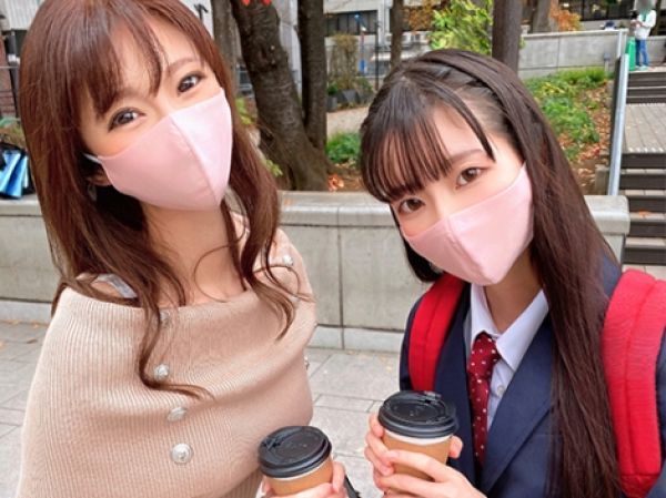 【年の差姉妹ナンパ】28歳と18歳の姉妹をゲット！チンポ依存症の姉がイケメンチンポに夢中！！妹の目の前で貪り喰らう姿はエロすぎる！！妹も思わず濡れちゃう？！