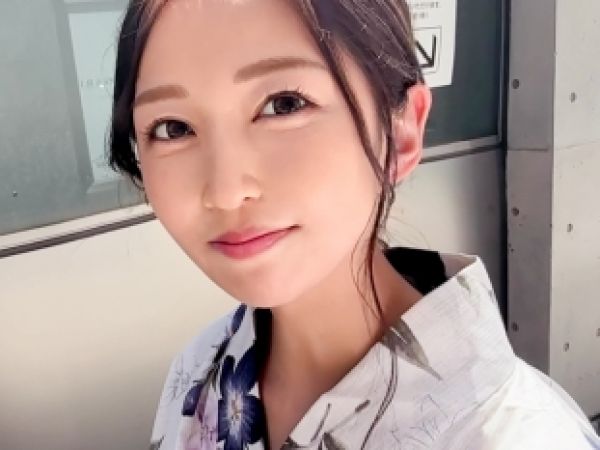 【浴衣美人のエロい誘惑】『生でいっぱい気持ちよくなろう♡』神スタイルお姉さんが浴衣を乱して半裸に！騎乗位＆バックで美尻を揺らし、ナマで繋がる濃厚セックス！
