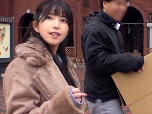 【巨乳美少女ナンパ】『気持ち良すぎる…』街で見つけた巨乳ちゃんが、デカチンにメロメロ！騎乗位で激しく腰振り、巨乳を揺らしながら感じまくり！おマンコびしょ濡れで乱れまくる姿がエロすぎる！♡