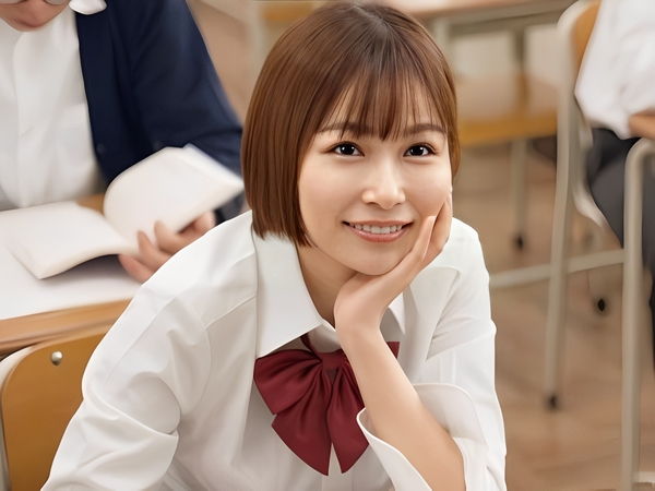 【巨乳女子校生の逆襲】『先生、もっと気持ちよくしてあげる♡』あざと可愛い女子生徒が、先生のチンポを射精管理！バック＆正常位で激ピストンされ、快楽に溺れる先生の表情がエロすぎる！